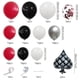 thumbnail image 2 of Juego de guirnaldas con forma de globo, diseño de póker, color negro y rojo, 95 unidades, con lámina, 2 of 2