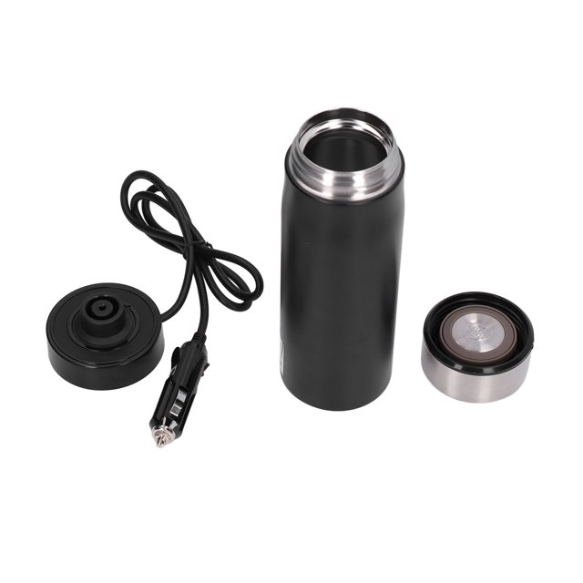 Water Kettle Automatic Temperature Control Touch Screen Electrolytic Grinding Car Coffee Maker 12V‑24V