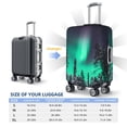 thumbnail image 3 of Salouo Northern Lights 2 Pattern Travel Dust-proof Suitcase Cover, Softside Suitcase Protector Luggage Cover Protector for 18-32inch ,Not Included Suitcase, 3 of 8