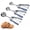 Blue Gray, variant on Cookie Scoop Set, 3Pcs Ice Cream Scoop, Cookie Scoops for Baking Set of 3, 18/8 Stainless Steel Cookie Scooper for Baking,