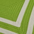 thumbnail image 2 of Colonial Mills 2' x 6' Lime Green Rectangular Modern Braided Area Throw Rug, 2 of 2