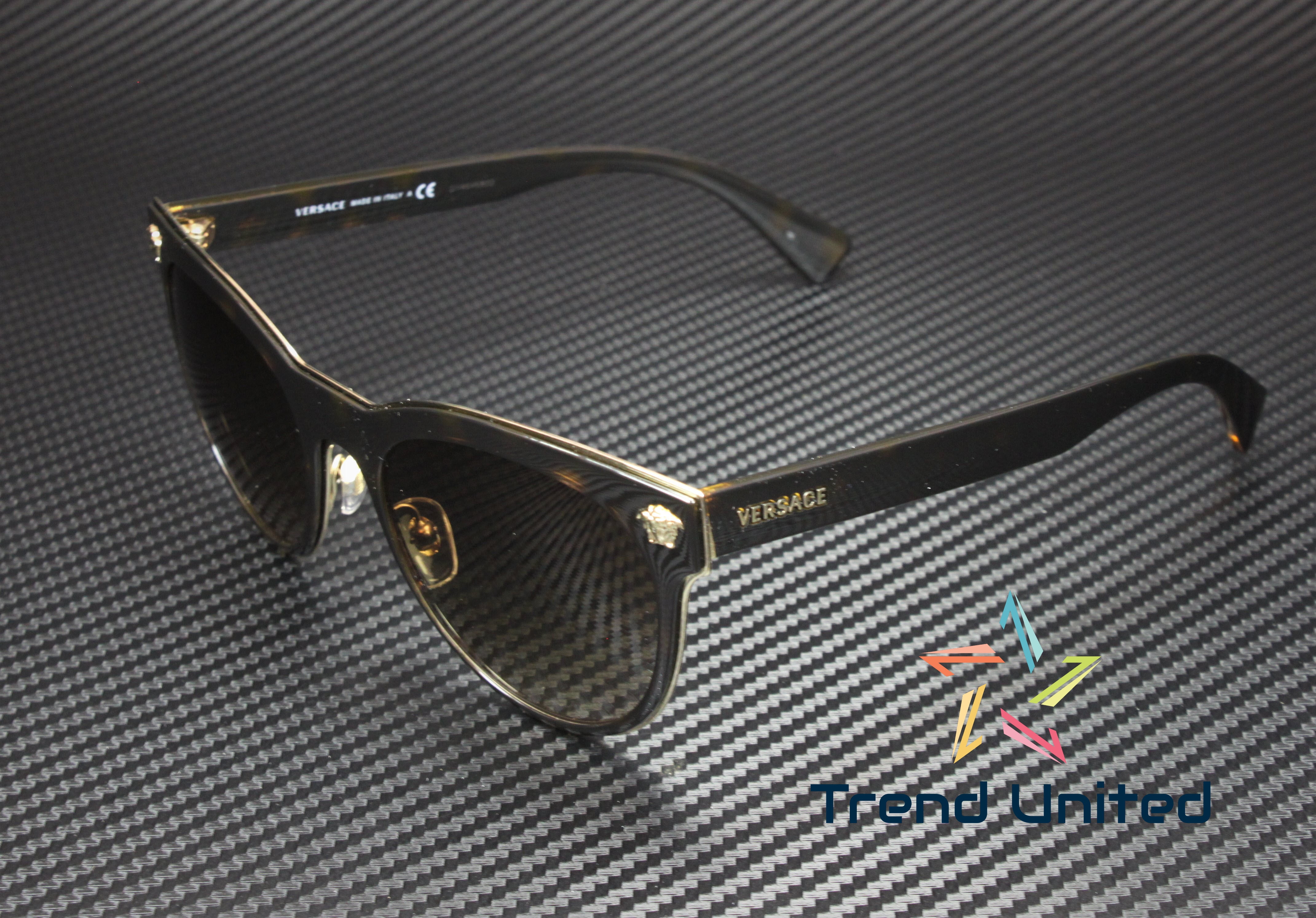 Versace VE4439 GB1/71 33mm Shield Sunglasses Black Dark Green New s-l1600.jpg main image 3