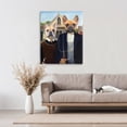 thumbnail image 3 of Stupell Industries Eclectic French Bulldogs Iconic Farmers Canvas Art, 30 x 40, by Grotto Studios, 3 of 8