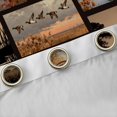 thumbnail image 4 of jejeloiu Wild Animals Mallard Blackout Curtains Set of 2 (52x84 Each),Retro Rustic Duck Window Curtains For Men Women, 4 of 6