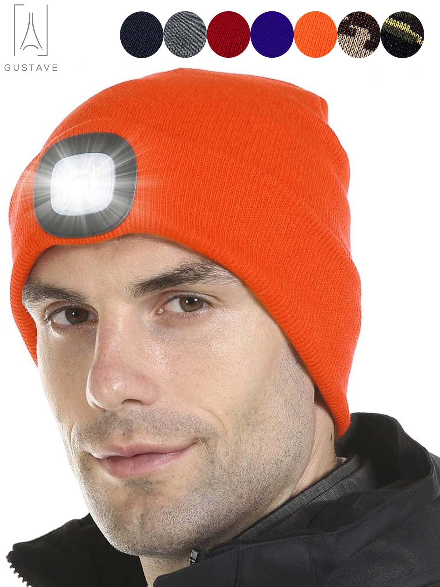 Gustave Unisex LED Lighted Beanie Cap 