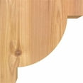 thumbnail image 3 of 5 1/2"W x 8"D x 8"H Alpine Smooth Corbel, Western Red Cedar, 3 of 9