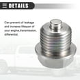thumbnail image 6 of Unique Bargains Universal Magnetic Oil Drain Plug Magnet Bolt M16x1.5 with 1 Aluminum Washer for Car Stainless Steel, 6 of 6