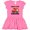Raspberry with Polka Dots, variant on Inktastic Daddys Little Firefighter Gift Baby Girl Dress