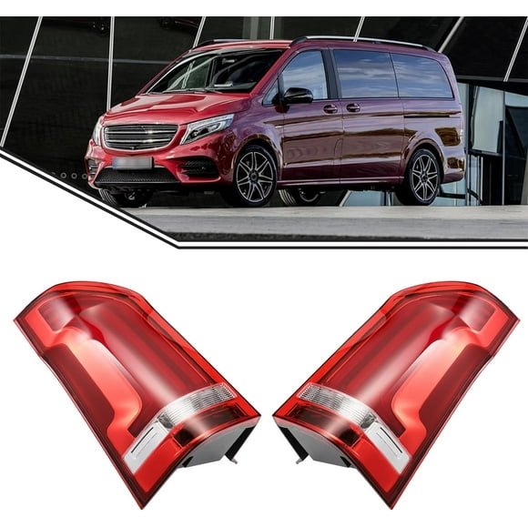BINB ROAD Pair of LED Tail Light Assembly 4478200564 + 4478200664 Compatible with Mercedes Benz Vito W447 V220d V250 2017-2019