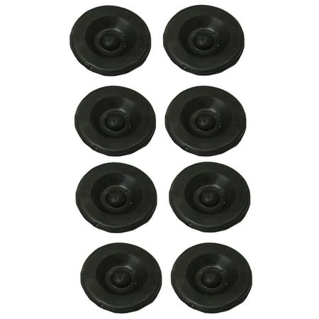 - (8) New Rubber Grease Plugs for Hub Dust Caps for Dexter EZ Lube Trailer Camper Axle