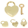 thumbnail image 4 of Cerradura de suministros para el hogar, 2 juegos Cerradura de corazón Cerradura de llave Cerradura de corazón Funcionalidad de alta precisión, 4 of 7