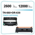 thumbnail image 4 of Ink realm 8-Pack Compatible Toner Drum Unit Set Printer Replacement Kit for TN-660 TN660 TN 660 TN-630 DR-630 (5 x TN-660 + 3 x DR-630 Drum Unit), 4 of 9