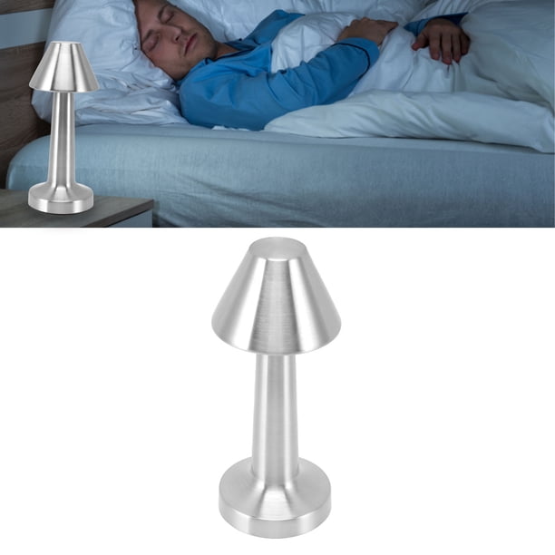 Lámpara LED Incesable, Luz Moderna De Mesa Inalámbrica Con 3 Colores Iluminación, Recargable, Carcasa De Metal, Para Interiores Al Aire Libre, Control Táctil, Interruptor