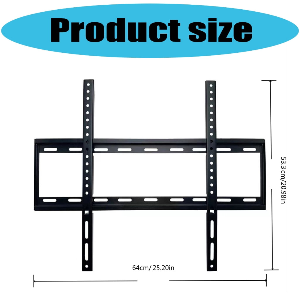 Sturdy Fixed TV Wall Mount Bracket For 40-80inch Flat Screen TVs Holds Up To 99.21lb With Sleekly Design for Home