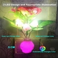 thumbnail image 3 of Led Night Light With Sensor Plug-in Auto Switch Rose Flower Mushroom Night Lamp Wall Light, 3 of 8