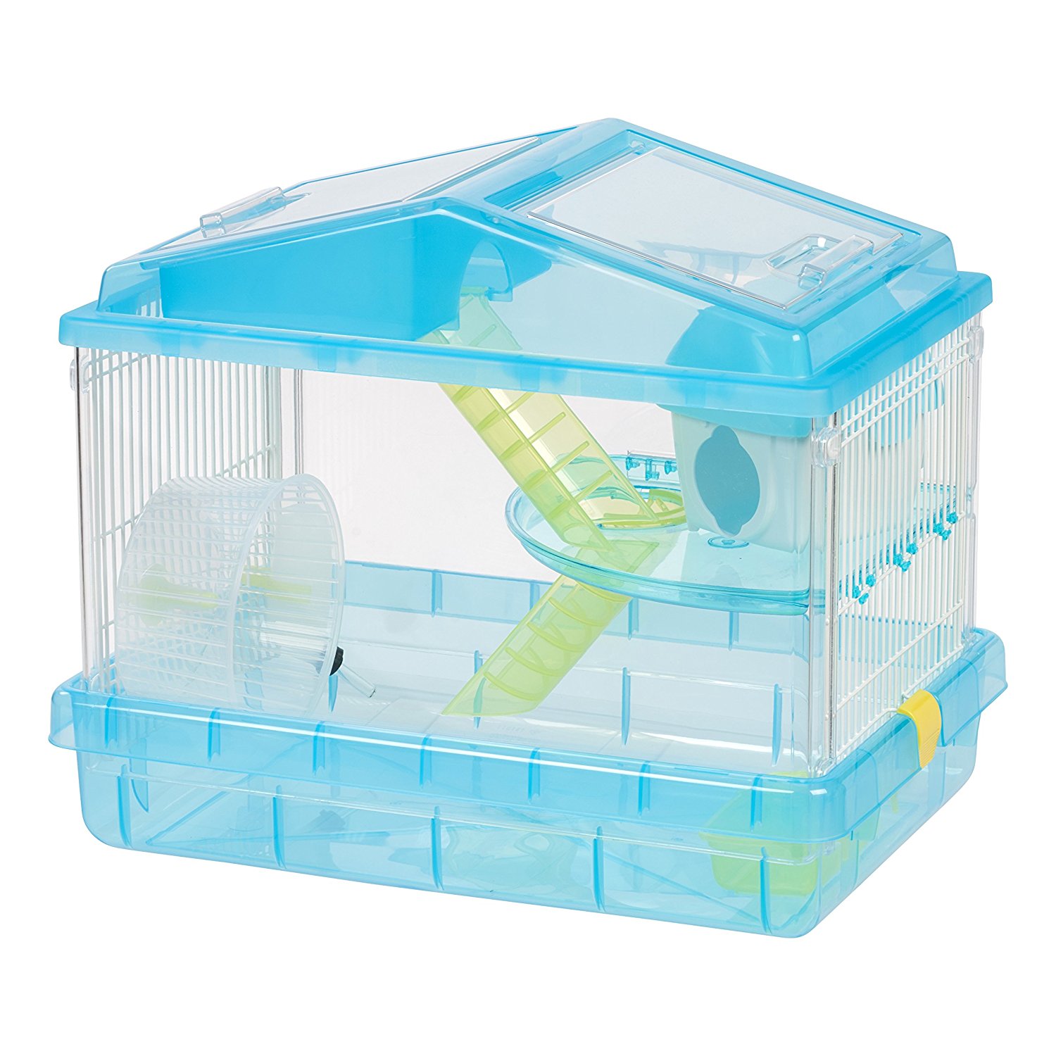 Iris 2 Tier Hamster Cage Blue