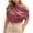 Hot Pink, variant on Trendy Asymmetrical Off Shoulder Short Sleeve Blouse Women's Casual Loose Fit Everyday Summer Top
