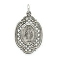 thumbnail image 1 of Sterling Silver Antiqued Miraculous Medal, 1 of 3