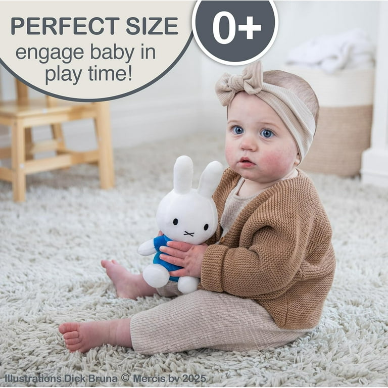 miffy plush blue dress Miffy Sitting Blue Plush