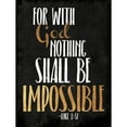 thumbnail image 3 of Villa, Mlli 19x24 Black Modern Framed Museum Art Print Titled - Be Impossible, 3 of 5
