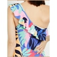 thumbnail image 2 of Motherhood Maternity Ruffle Front One Shoulder Maternity Swimsuit UPF 50+, 2 of 4