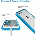 thumbnail image 4 of Case for iPhone 6 and iPhone 6s, Shock-Absorption Bumper Cover, Anti-Scratch Clear Back (Blue), 4 of 6