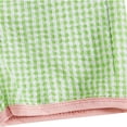 thumbnail image 6 of CAICJ98 Toddler Baby Boy Girls Gingham Shorts Vintage Plaid Print Linen Boxer Shorts with Pockets Infant Summer Checkered Biker Shorts Green,2-3 Years, 6 of 6