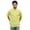 Yellow, variant on Men's Mandarin Collar Cotton Short Kurta Casual Ethnic Shirt-Medium