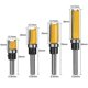 thumbnail image 2 of 4 PCS 1/4" Woodworking Router Bit Copy Cutter (4 Sizes) High Auality Alloy Steel Blade 10mm, 20mm, 25mm, 38mm for Solid Wood, Particleboard, MDF, etc, 2 of 5