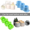 thumbnail image 5 of Moldes de silicona para manualidades creativas, mini macetas octagonales para cemento, yeso, moldes para manualidades, versátiles para múltiples usos, incluso aptos para horno y microondas, 5 of 5