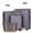 Grey, variant on Concepten 5-Piece Hardside Luggage Set, Lightweight Suitcase with TSA Lock & Silent Spinner Wheels, 20 inch aviation approval carry on Luggage,24/28 Inch Rolling Suitcases for Family Travel