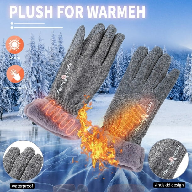Winter Warm Gloves Thermal Windproof Ski Gloves for Cold Weather Men Women