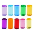 thumbnail image 4 of Lipstore Rainbow Building Blocks Set Birthday Gift Rainbow Acrylic Gemstone Cylinders 5cm, 4 of 8