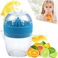 thumbnail image 1 of Kitchen Household Handheld Press Squeezer Citrus Juicer Kitchen Household Manual Orange Lemon Squeeze Tool Portable Home Travel Small Fruit Health Juice Maker, 1 of 7