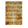 thumbnail image 1 of ABPHQTO Cortina de entrada con notas musicales, cortinas japonesas Noren, cortina de puerta, cortina de entrada, tamaño 85x120cm ABPHQTO Noren-A217-85x120, 1 of 1