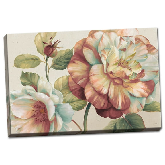 Gango Home Decor Traditional Romantic Afternoon Light II Spice by Lisa Audit (Ready to Hang); One 18x12in Hand-Stretched Canvas