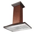 thumbnail image 3 of ZLINE 30 in. Designer Series Hand Hammered Copper Island Mount Range Hood (8GL2Hi-30), 3 of 6