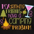 thumbnail image 3 of CafePress - My Drinking Friends Have A Camping Problem T Shirt - Men's Classic Graphic Cotton T-Shirt, 3 of 4