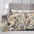 thumbnail image 4 of LHSHID Football with Ice and Fire Blanket Flannel Fleece Throw Blanket Gifts for Bed Couch Sofa Chair 50x60in, 4 of 6
