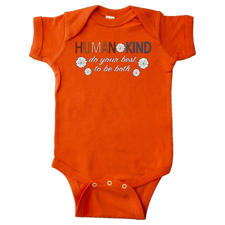 

Inktastic Human Kind do Your Best to be Both Gift Baby Boy or Baby Girl Bodysuit