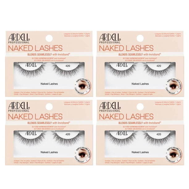 Pestañas postizas Ardell Naked Lashes Natural 420, 4 pares