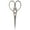 Brushed Nickel, variant on JubileeYarn Heirloom Craft Embroidery Scissors w/ Black Handles and Gold Classic Scrollwork Motif