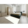 thumbnail image 5 of Ahgly Company Machine Washable Indoor Rectangle Contemporary Ivory White Area Rugs, 7' x 9', 5 of 7