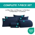 thumbnail image 4 of Arkwright Family Essentials Bed in Bag 7 Piece Set - Full/Queen - Navy, 4 of 10
