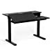 thumbnail image 3 of Stand Up Desk Store 40" Manual Adjustable Height Split Level Drafting Table Ergonomic Desk with Monitor Shelf (Black/Black), 3 of 10