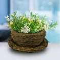 thumbnail image 4 of Maceta con forma de Nido de Pájaro, jarrón con arreglo Floral, macetas creativas para plantas, macetas para patio, oficina, hogar, estante, escritorio mayimx Plantador, 4 of 9