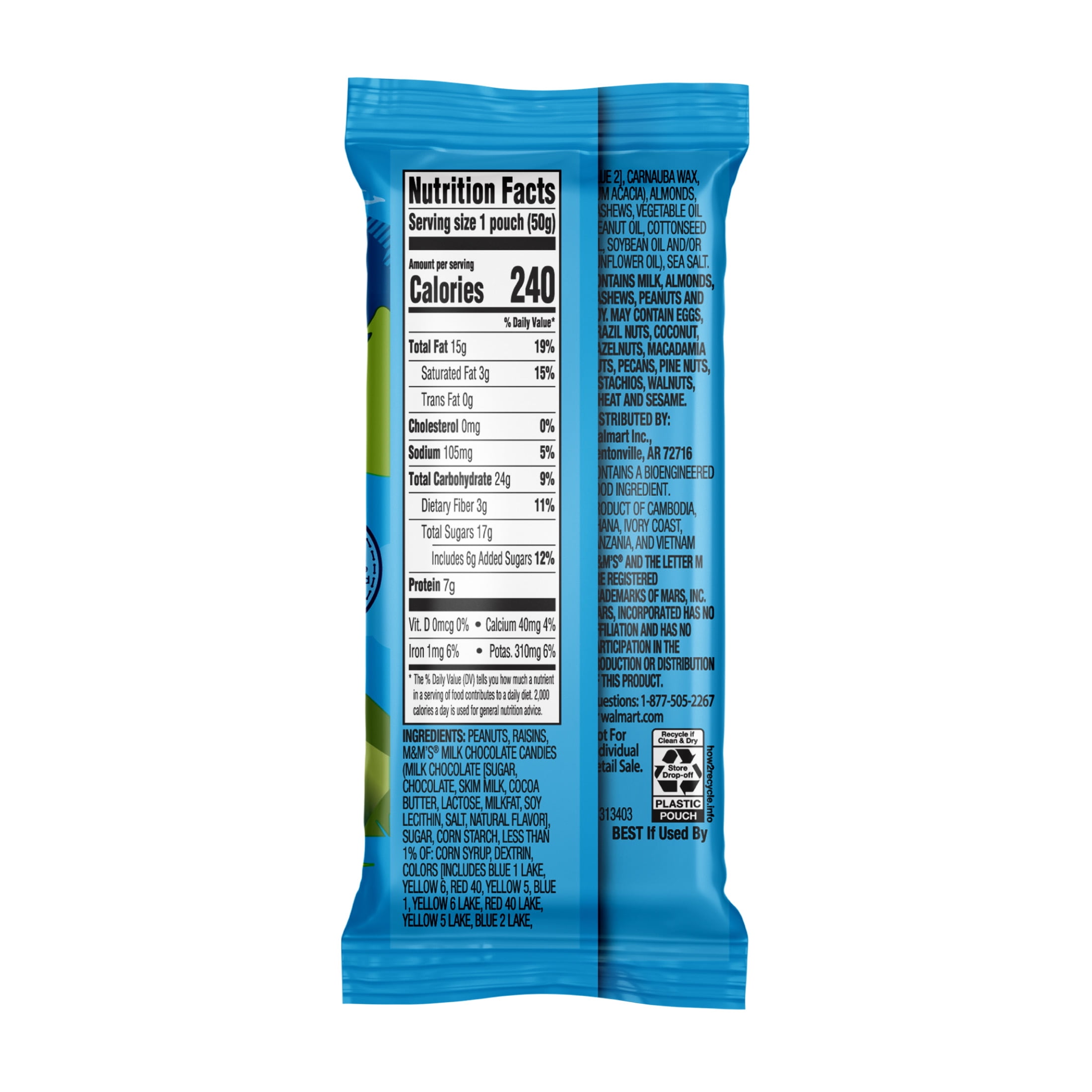 Great Value Mountain Trail Mix, 1.75 oz, 24 Count