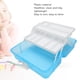 thumbnail image 3 of Caja De Almacenamiento De 3 Capas Con Tapa Transparente, Organizador De Plástico Portátil Con Asa Y 3 Cajones Separados Para Suministros De Manualidades, Papelería, Cosméticos,, 3 of 7
