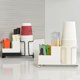 thumbnail image 4 of Organizador negro para estación de café, bolsitas de té, vasos de papel y condimentos Kitchen Coffee & Tea Hub, 4 of 7
