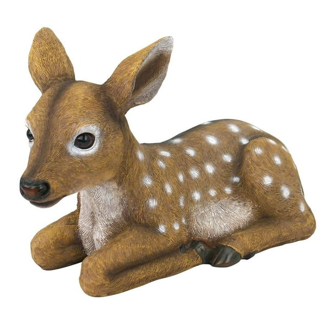 Design Toscano QM2787100 Darby, la Statue de Bébé Cerf Fauve de la Forêt, Couleur